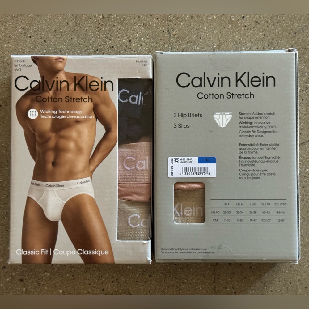 COPY - CALVIN KLEIN BRIEFS BUNDLE SIZE XL